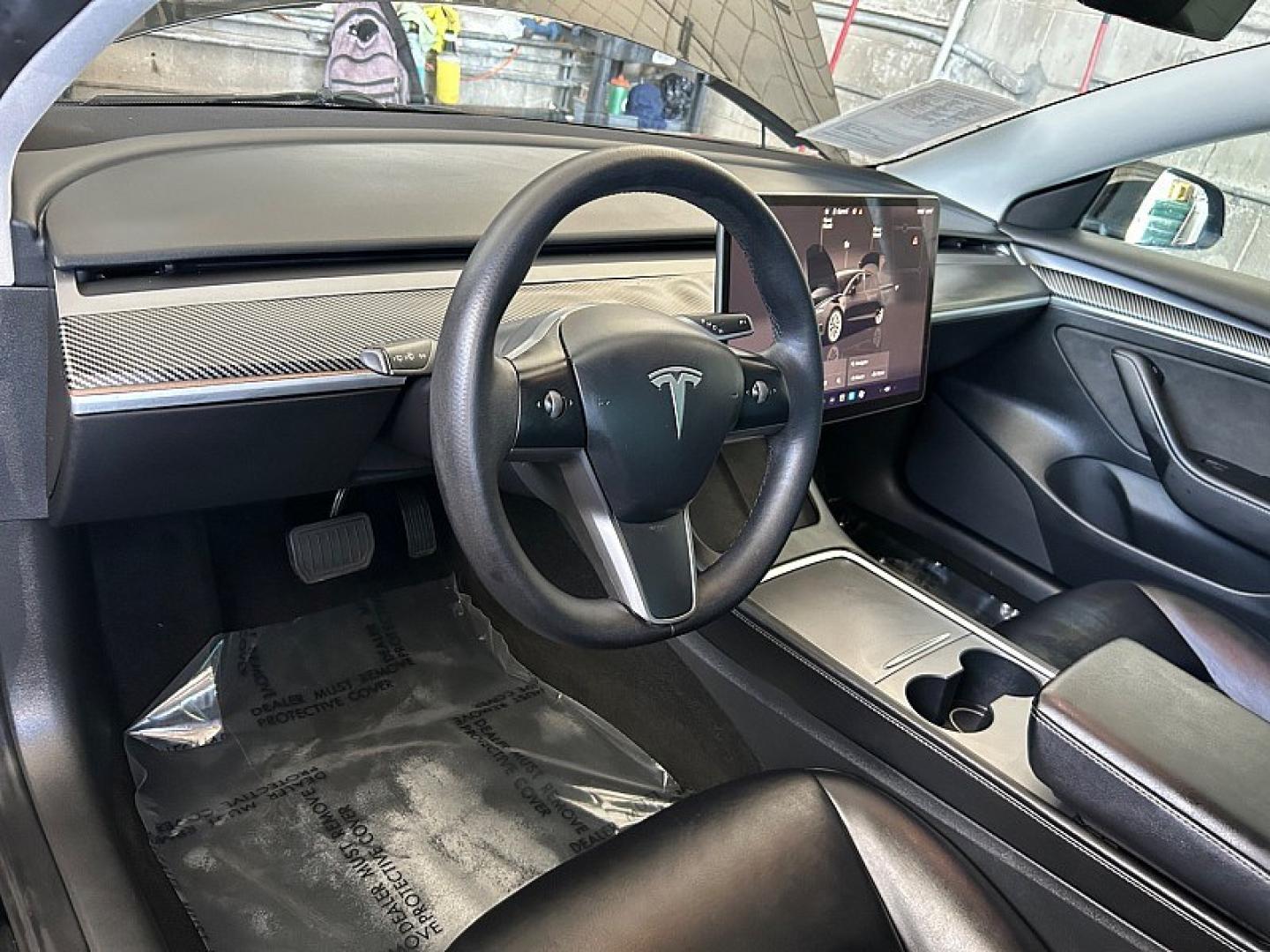 2023 BLACK Tesla Model 3 (5YJ3E1EA6PF) with an AC Electric Motor engine, Single-Speed Fixed Gear transmission, located at 412 Auto Vista Drive, Palmdale, 93551, (661) 945-0620, 34.592636, -118.136681 - Photo#18