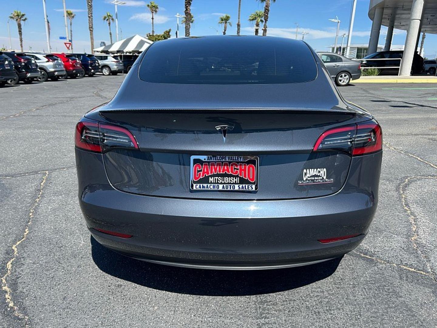 2023 GRAY Tesla Model 3 (5YJ3E1EC5PF) with an Dual AC Electric Motors engine, Single-Speed Fixed Gear transmission, located at 412 Auto Vista Drive, Palmdale, 93551, (661) 945-0620, 34.592636, -118.136681- Photo#3