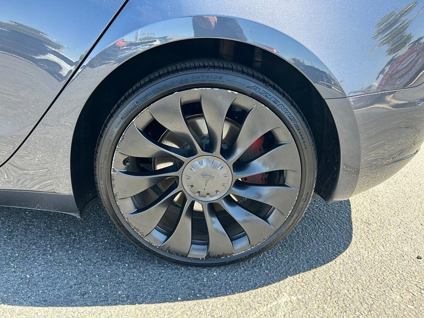2023 GRAY Tesla Model 3 (5YJ3E1EC5PF) with an Dual AC Electric Motors engine, Single-Speed Fixed Gear transmission, located at 412 Auto Vista Drive, Palmdale, 93551, (661) 945-0620, 34.592636, -118.136681- Photo#13