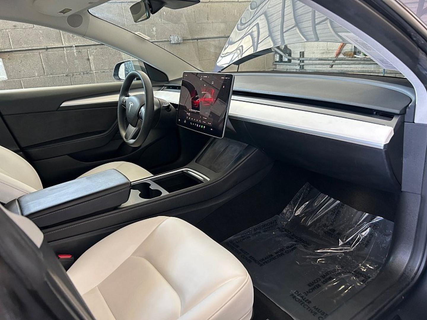 2023 GRAY Tesla Model 3 (5YJ3E1EC5PF) with an Dual AC Electric Motors engine, Single-Speed Fixed Gear transmission, located at 412 Auto Vista Drive, Palmdale, 93551, (661) 945-0620, 34.592636, -118.136681- Photo#26