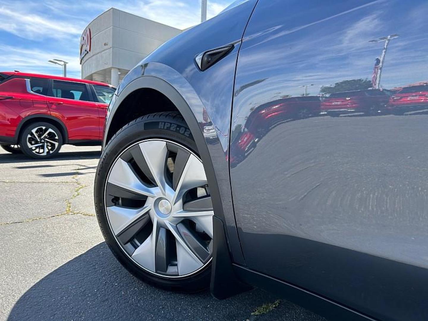 2023 GRAY Tesla Model Y (7SAYGDEE0PA) with an Dual AC Electric Motors engine, Single-Speed Fixed Gear transmission, located at 412 Auto Vista Drive, Palmdale, 93551, (661) 945-0620, 34.592636, -118.136681 - Photo#13