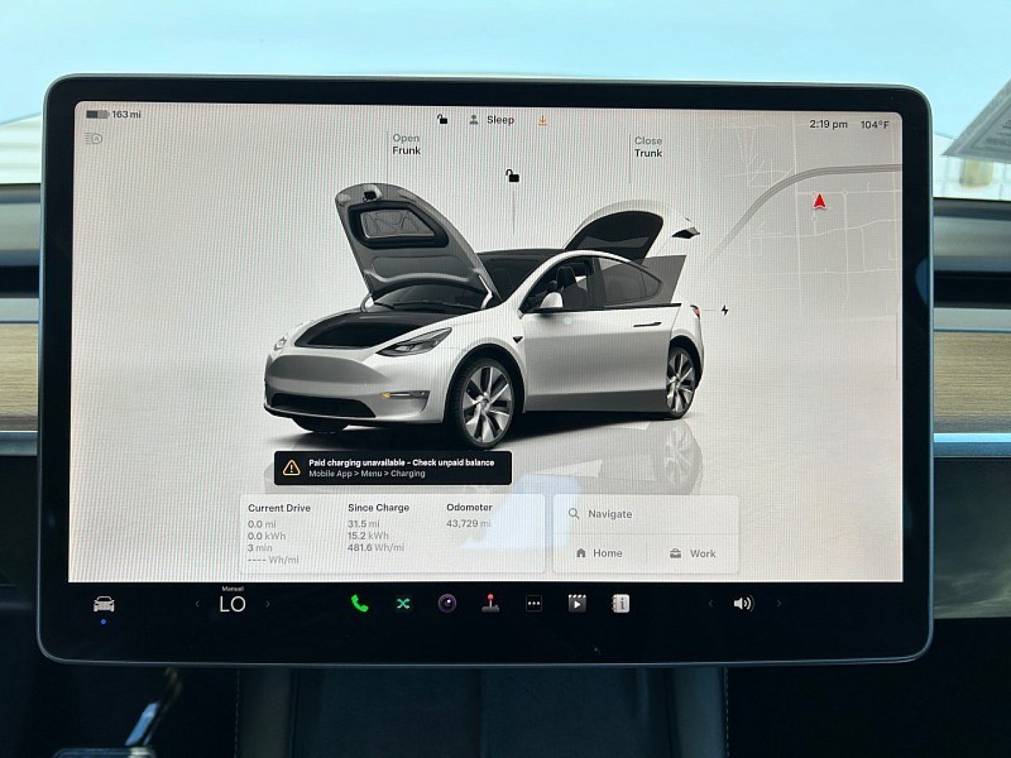 2023 White Tesla Model Y (7SAYGDEE2PF) with an Dual AC Electric Motors engine, Single-Speed Fixed Gear transmission, located at 412 Auto Vista Drive, Palmdale, 93551, (661) 945-0620, 34.592636, -118.136681- Photo#20