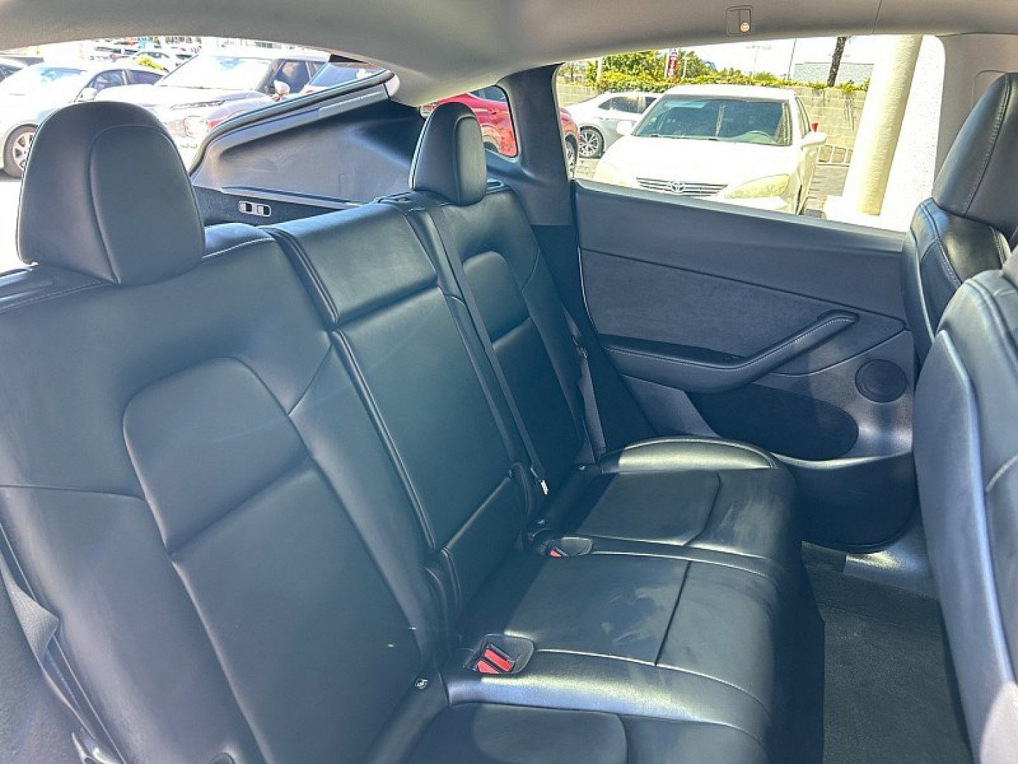 2023 White Tesla Model Y (7SAYGDEE2PF) with an Dual AC Electric Motors engine, Single-Speed Fixed Gear transmission, located at 412 Auto Vista Drive, Palmdale, 93551, (661) 945-0620, 34.592636, -118.136681- Photo#28