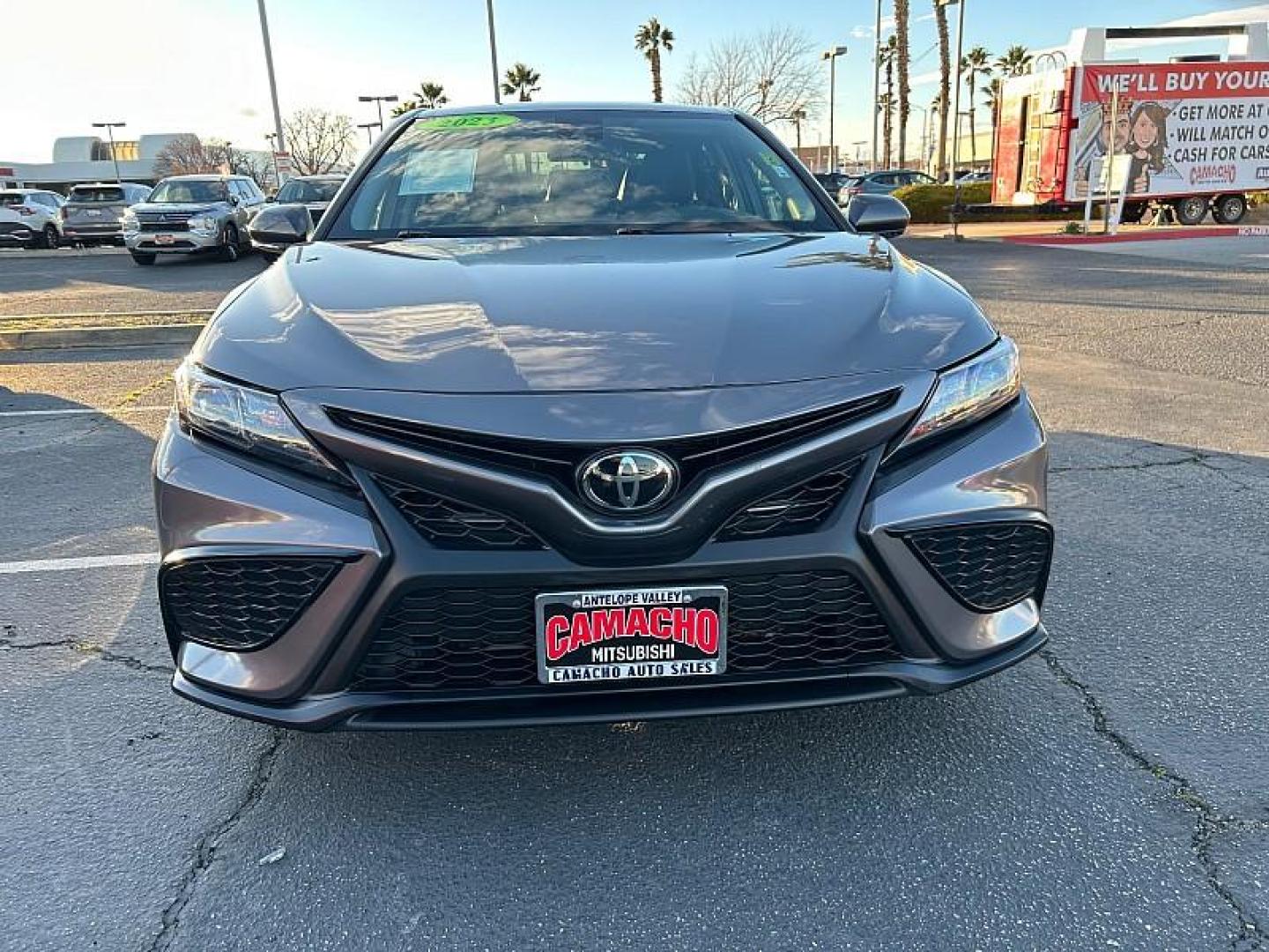 2023 GRAY Toyota Camry (4T1G11AK9PU) with an 4-Cyl 2.5 Liter engine, Automatic 8-Spd w/Sequential Shift transmission, located at 412 Auto Vista Drive, Palmdale, 93551, (661) 945-0620, 34.592636, -118.136681 - Photo#1