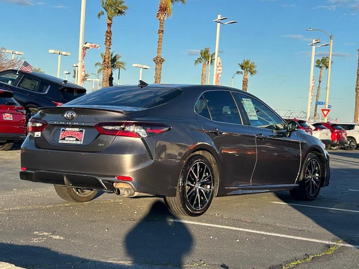 2023 GRAY Toyota Camry (4T1G11AK9PU) with an 4-Cyl 2.5 Liter engine, Automatic 8-Spd w/Sequential Shift transmission, located at 412 Auto Vista Drive, Palmdale, 93551, (661) 945-0620, 34.592636, -118.136681 - Photo#2