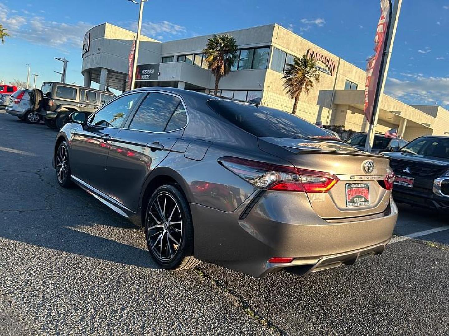 2023 GRAY Toyota Camry (4T1G11AK9PU) with an 4-Cyl 2.5 Liter engine, Automatic 8-Spd w/Sequential Shift transmission, located at 412 Auto Vista Drive, Palmdale, 93551, (661) 945-0620, 34.592636, -118.136681 - Photo#4