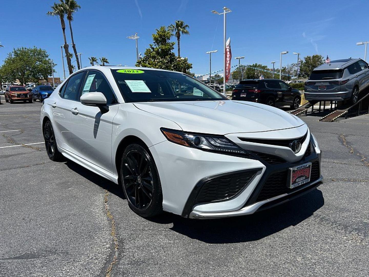 2023 WHITE Toyota Camry (4T1K61AKXPU) with an 4-Cyl 2.5 Liter engine, Automatic 8-Spd w/Sequential Shift transmission, located at 412 Auto Vista Drive, Palmdale, 93551, (661) 945-0620, 34.592636, -118.136681- Photo#0