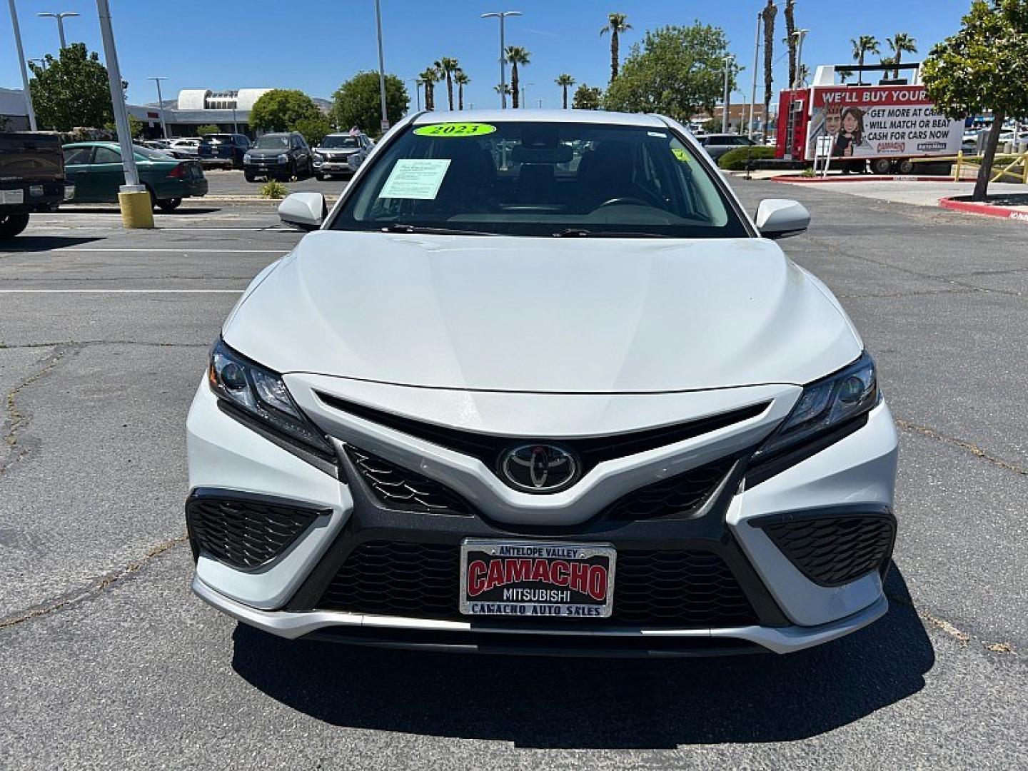 2023 WHITE Toyota Camry (4T1K61AKXPU) with an 4-Cyl 2.5 Liter engine, Automatic 8-Spd w/Sequential Shift transmission, located at 412 Auto Vista Drive, Palmdale, 93551, (661) 945-0620, 34.592636, -118.136681- Photo#1