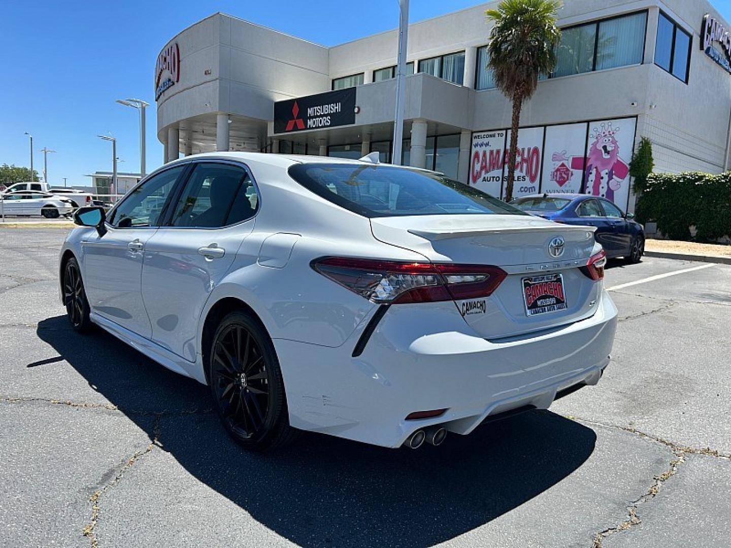 2023 WHITE Toyota Camry (4T1K61AKXPU) with an 4-Cyl 2.5 Liter engine, Automatic 8-Spd w/Sequential Shift transmission, located at 412 Auto Vista Drive, Palmdale, 93551, (661) 945-0620, 34.592636, -118.136681- Photo#8