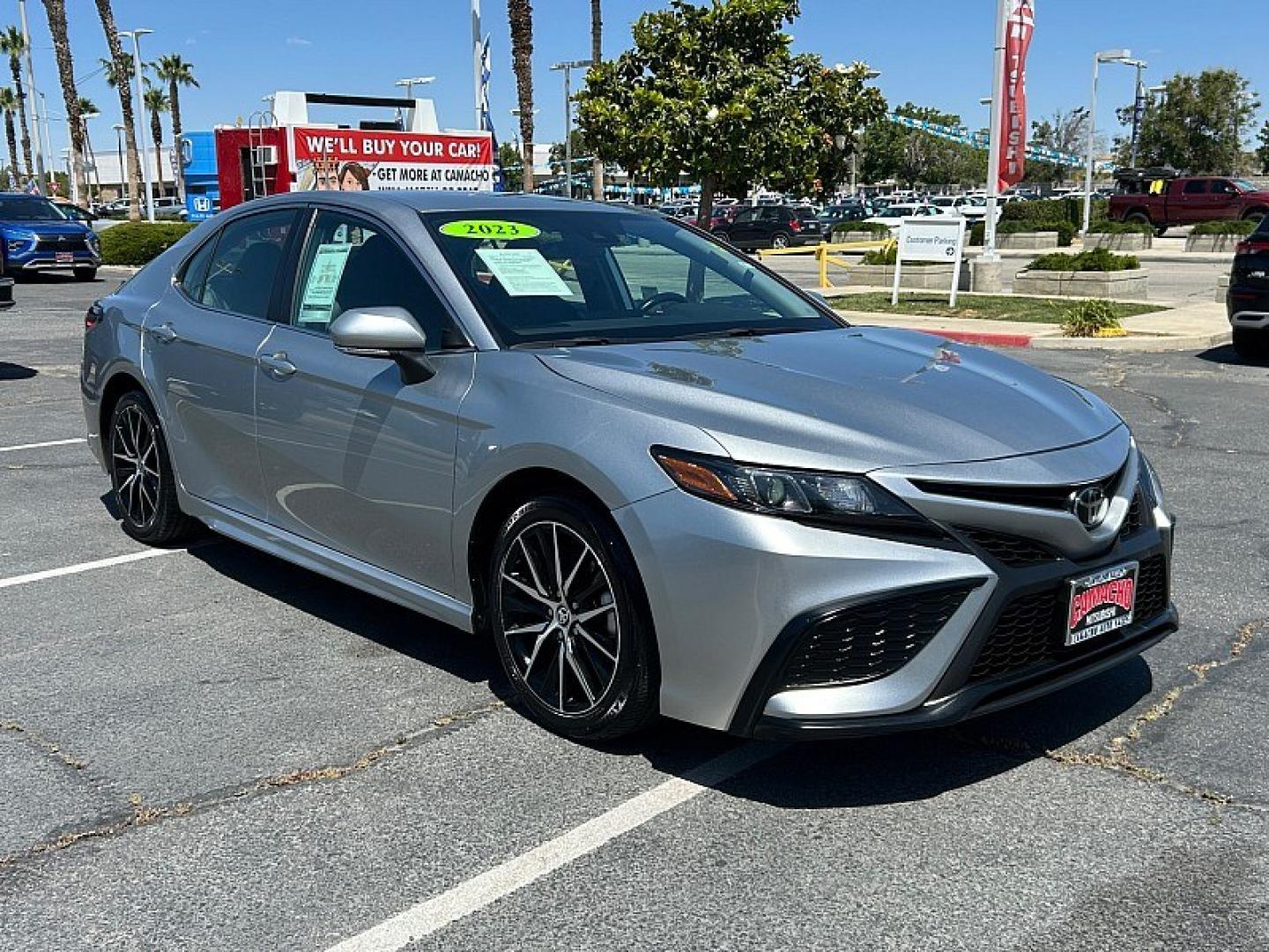 2023 SILVER Toyota Camry (4T1G11AK9PU) with an 4-Cyl 2.5 Liter engine, Automatic 8-Spd w/Sequential Shift transmission, located at 412 Auto Vista Drive, Palmdale, 93551, (661) 945-0620, 34.592636, -118.136681- Photo#0