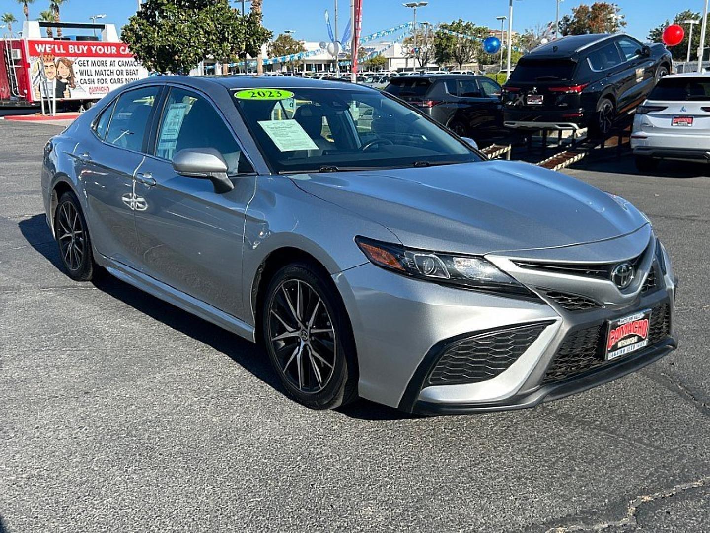 2023 SILVER Toyota Camry (4T1G11AK9PU) with an 4-Cyl 2.5 Liter engine, Automatic 8-Spd w/Sequential Shift transmission, located at 412 Auto Vista Drive, Palmdale, 93551, (661) 945-0620, 34.592636, -118.136681- Photo#1