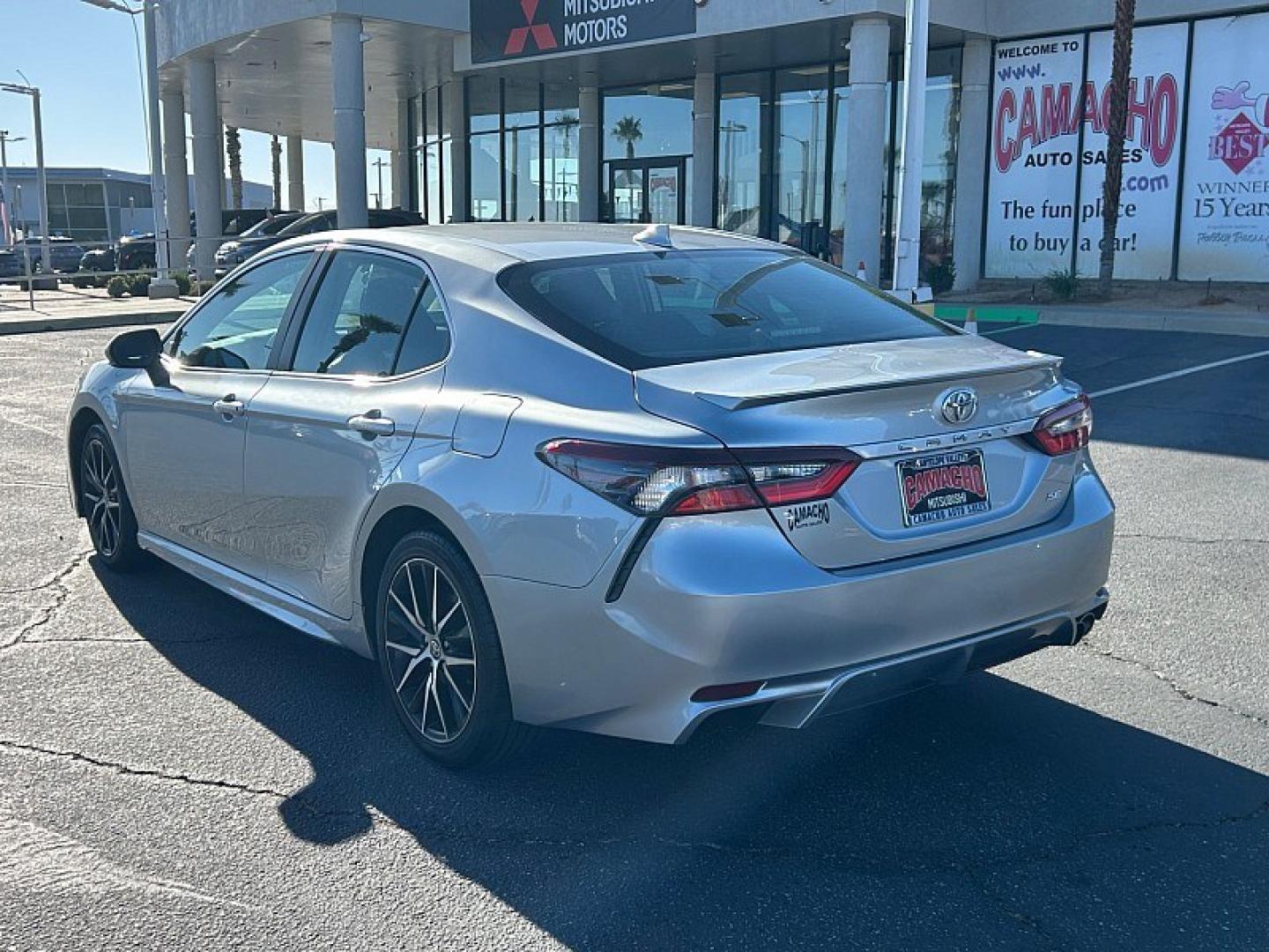 2023 SILVER Toyota Camry (4T1G11AK9PU) with an 4-Cyl 2.5 Liter engine, Automatic 8-Spd w/Sequential Shift transmission, located at 412 Auto Vista Drive, Palmdale, 93551, (661) 945-0620, 34.592636, -118.136681- Photo#11