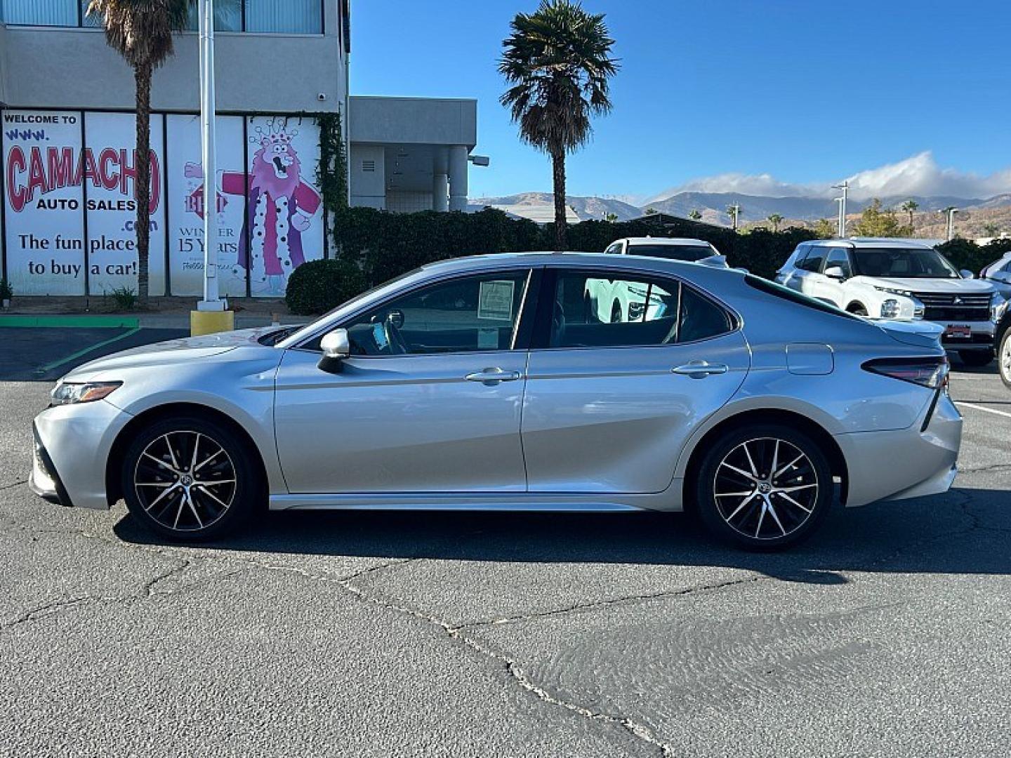 2023 SILVER Toyota Camry (4T1G11AK9PU) with an 4-Cyl 2.5 Liter engine, Automatic 8-Spd w/Sequential Shift transmission, located at 412 Auto Vista Drive, Palmdale, 93551, (661) 945-0620, 34.592636, -118.136681- Photo#12