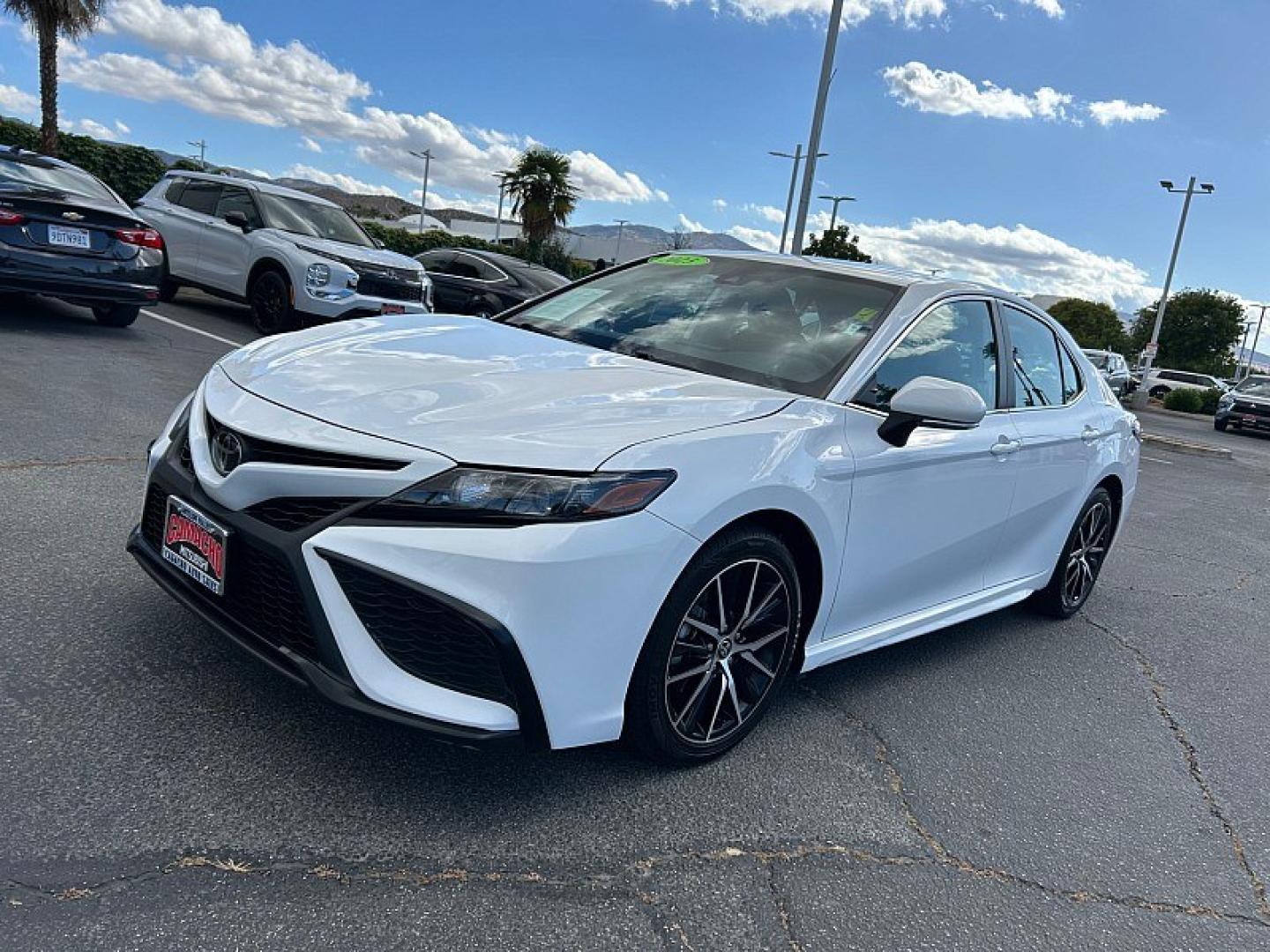 2023 WHITE Toyota Camry (4T1G11AK9PU) with an 4-Cyl 2.5 Liter engine, Automatic 8-Spd w/Sequential Shift transmission, located at 412 Auto Vista Drive, Palmdale, 93551, (661) 945-0620, 34.592636, -118.136681 - Photo#3
