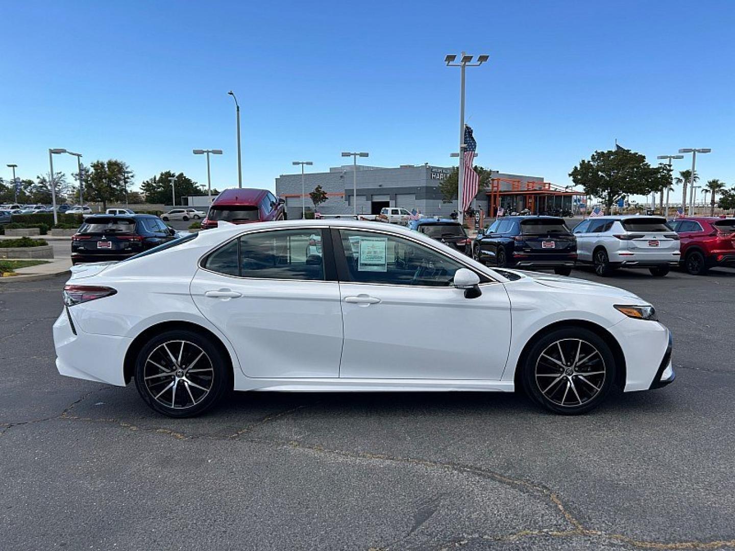2023 WHITE Toyota Camry (4T1G11AK9PU) with an 4-Cyl 2.5 Liter engine, Automatic 8-Spd w/Sequential Shift transmission, located at 412 Auto Vista Drive, Palmdale, 93551, (661) 945-0620, 34.592636, -118.136681 - Photo#7