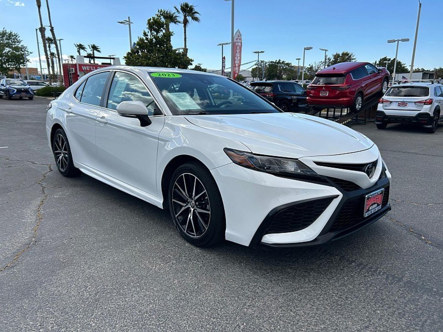 2023 WHITE Toyota Camry (4T1G11AK9PU) with an 4-Cyl 2.5 Liter engine, Automatic 8-Spd w/Sequential Shift transmission, located at 412 Auto Vista Drive, Palmdale, 93551, (661) 945-0620, 34.592636, -118.136681 - Photo#0