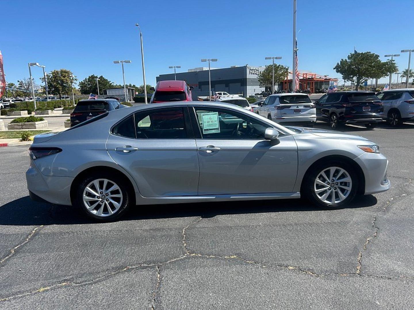 2023 Silver Toyota Camry (4T1C11AK7PU) with an 4-Cyl 2.5 Liter engine, Automatic 8-Spd w/Sequential Shift transmission, located at 412 Auto Vista Drive, Palmdale, 93551, (661) 945-0620, 34.592636, -118.136681- Photo#6