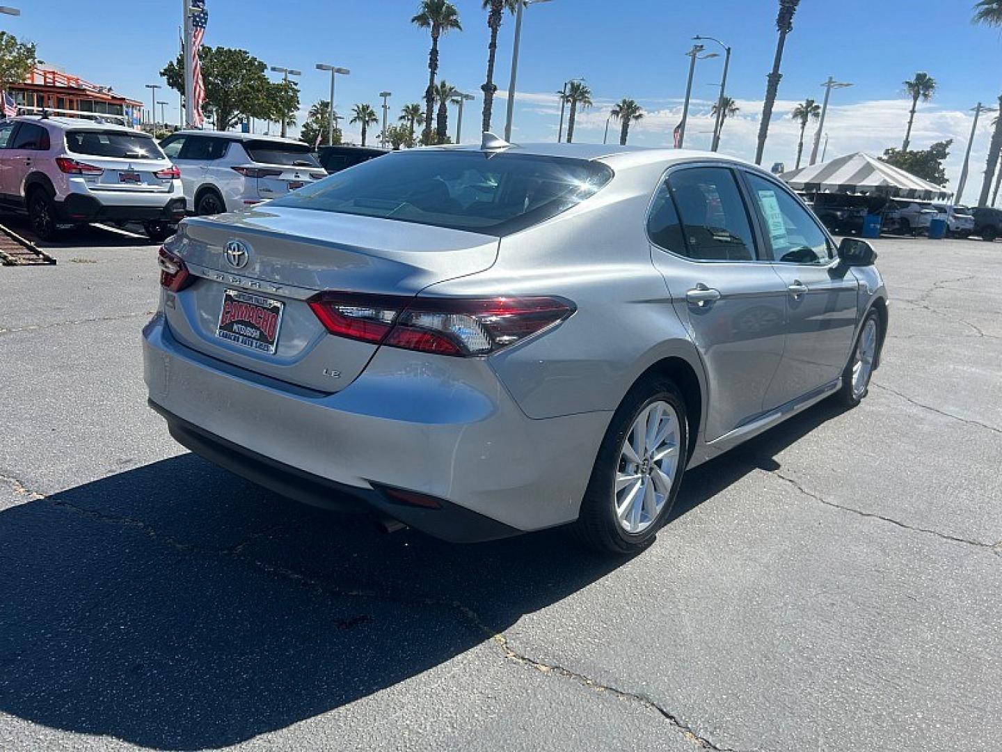 2023 Silver Toyota Camry (4T1C11AK7PU) with an 4-Cyl 2.5 Liter engine, Automatic 8-Spd w/Sequential Shift transmission, located at 412 Auto Vista Drive, Palmdale, 93551, (661) 945-0620, 34.592636, -118.136681- Photo#7