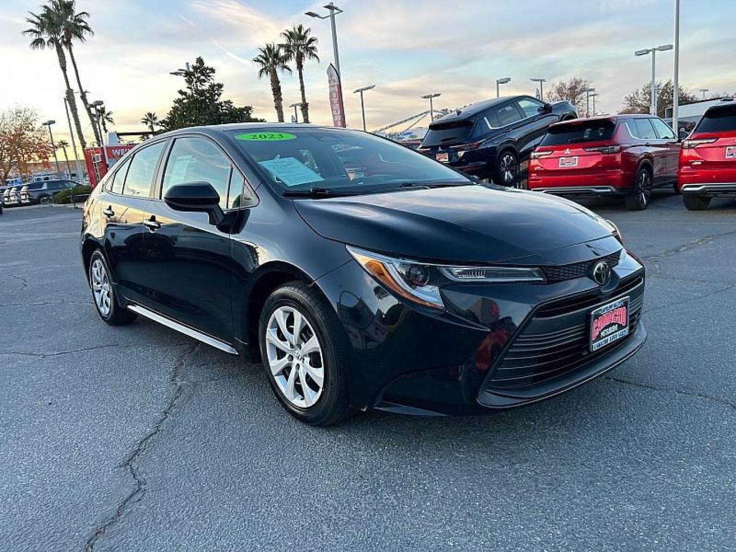 2023 BLACK Toyota Corolla (5YFB4MDE3PP) with an 4-Cyl 2.0 Liter engine, Automatic CVT transmission, located at 412 Auto Vista Drive, Palmdale, 93551, (661) 945-0620, 34.592636, -118.136681 - Photo#0