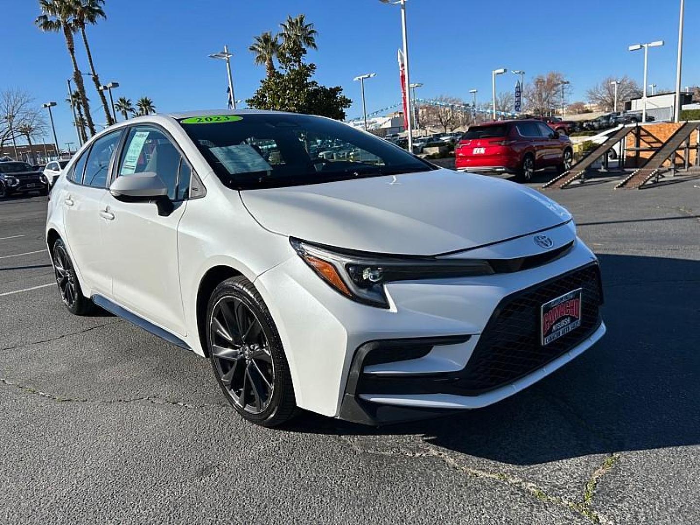 2023 WHITE Toyota Corolla (5YFS4MCE4PP) with an 4-Cyl 2.0 Liter engine, Automatic CVT transmission, located at 412 Auto Vista Drive, Palmdale, 93551, (661) 945-0620, 34.592636, -118.136681 - Photo#0