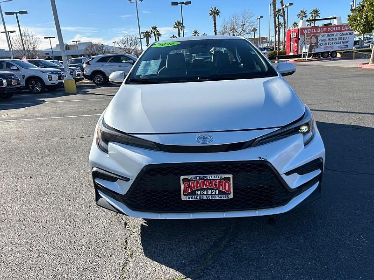 2023 WHITE Toyota Corolla (5YFS4MCE4PP) with an 4-Cyl 2.0 Liter engine, Automatic CVT transmission, located at 412 Auto Vista Drive, Palmdale, 93551, (661) 945-0620, 34.592636, -118.136681 - Photo#2
