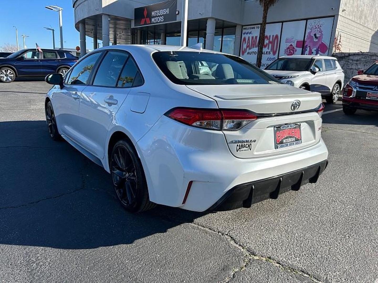 2023 WHITE Toyota Corolla (5YFS4MCE4PP) with an 4-Cyl 2.0 Liter engine, Automatic CVT transmission, located at 412 Auto Vista Drive, Palmdale, 93551, (661) 945-0620, 34.592636, -118.136681 - Photo#7