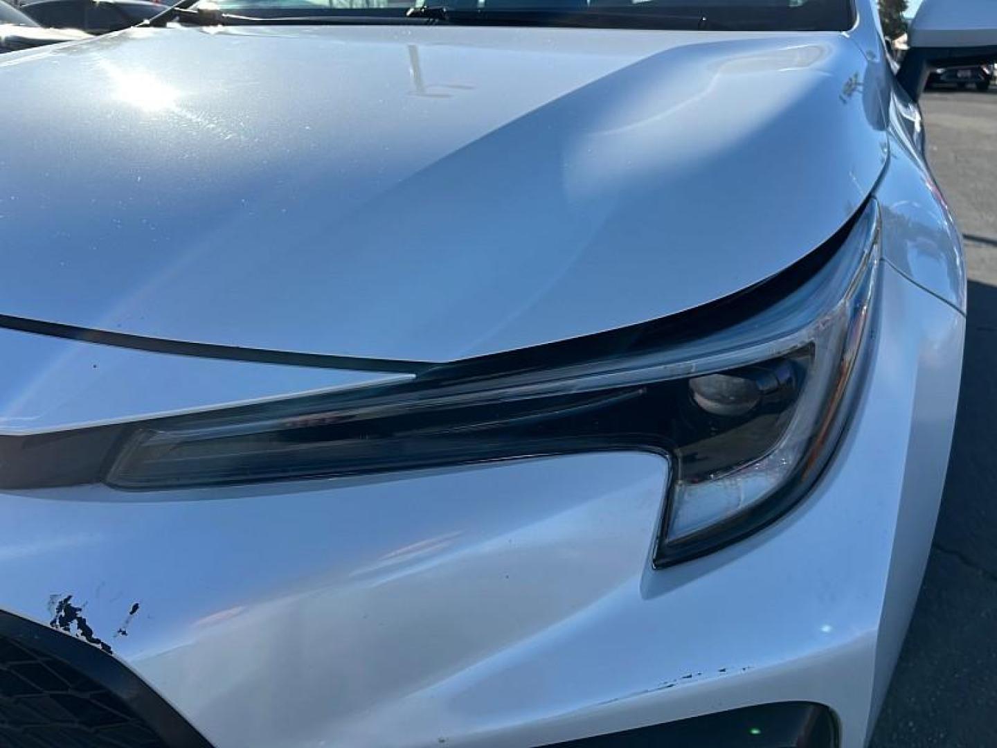 2023 WHITE Toyota Corolla (5YFS4MCE4PP) with an 4-Cyl 2.0 Liter engine, Automatic CVT transmission, located at 412 Auto Vista Drive, Palmdale, 93551, (661) 945-0620, 34.592636, -118.136681 - Photo#10