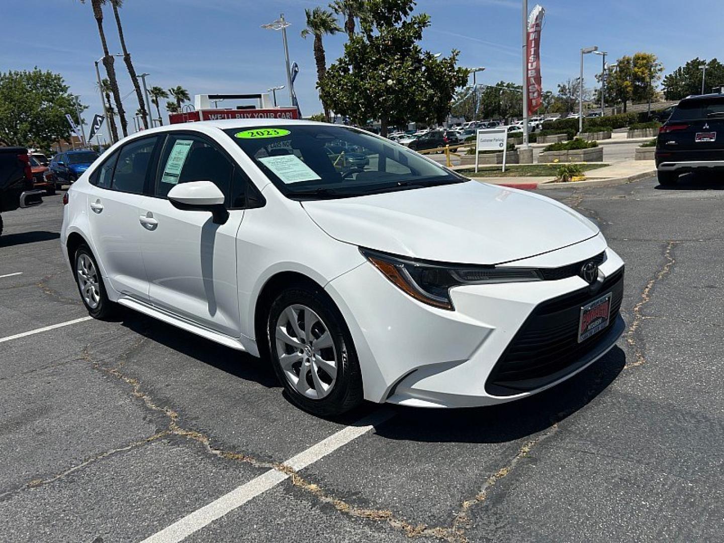 2023 WHITE Toyota Corolla (5YFB4MDE1PP) with an 4-Cyl 2.0 Liter engine, Automatic CVT transmission, located at 412 Auto Vista Drive, Palmdale, 93551, (661) 945-0620, 34.592636, -118.136681- Photo#0