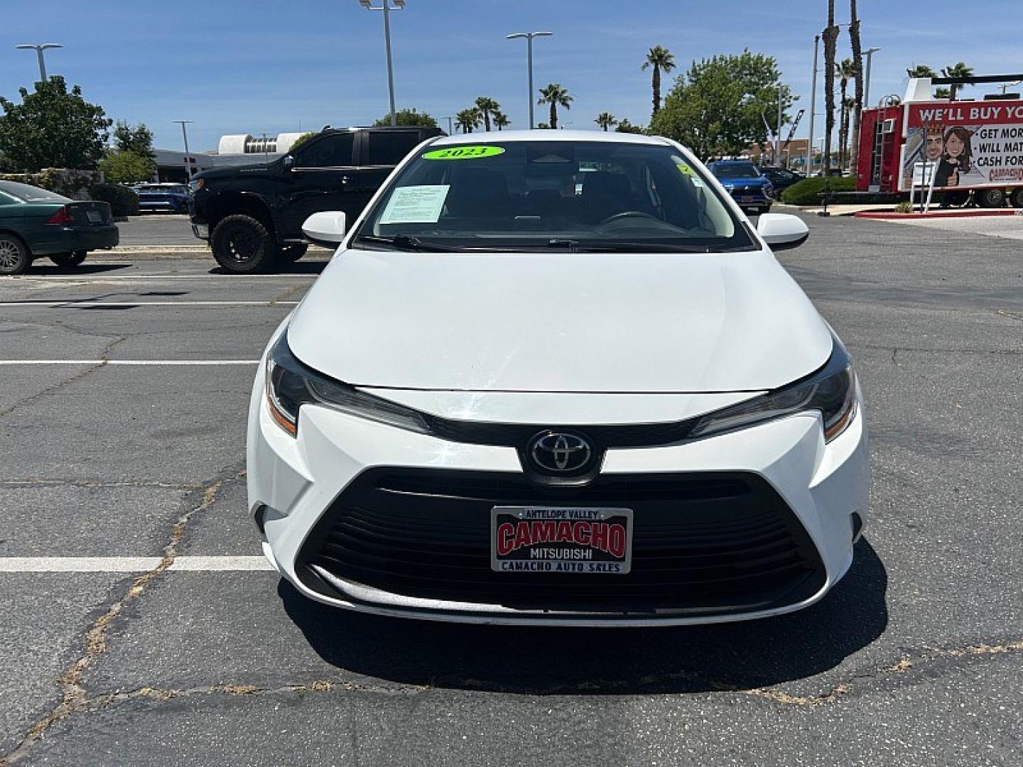 2023 WHITE Toyota Corolla (5YFB4MDE1PP) with an 4-Cyl 2.0 Liter engine, Automatic CVT transmission, located at 412 Auto Vista Drive, Palmdale, 93551, (661) 945-0620, 34.592636, -118.136681- Photo#1