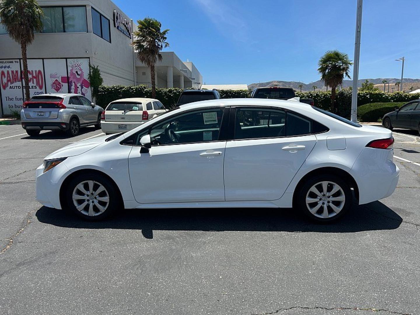 2023 WHITE Toyota Corolla (5YFB4MDE1PP) with an 4-Cyl 2.0 Liter engine, Automatic CVT transmission, located at 412 Auto Vista Drive, Palmdale, 93551, (661) 945-0620, 34.592636, -118.136681- Photo#5