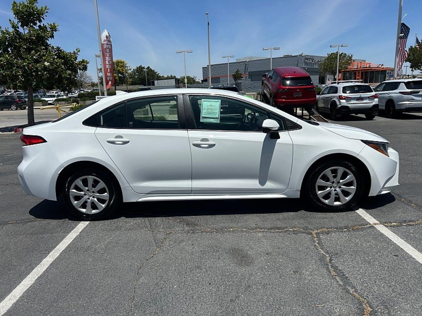 2023 WHITE Toyota Corolla (5YFB4MDE1PP) with an 4-Cyl 2.0 Liter engine, Automatic CVT transmission, located at 412 Auto Vista Drive, Palmdale, 93551, (661) 945-0620, 34.592636, -118.136681- Photo#11