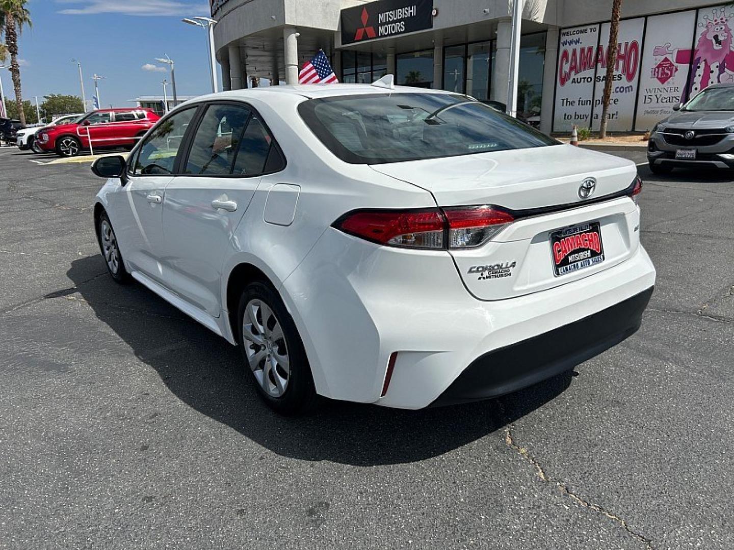 2023 White Toyota Corolla (5YFB4MDE6PP) with an 4-Cyl 2.0 Liter engine, Automatic CVT transmission, located at 412 Auto Vista Drive, Palmdale, 93551, (661) 945-0620, 34.592636, -118.136681- Photo#4