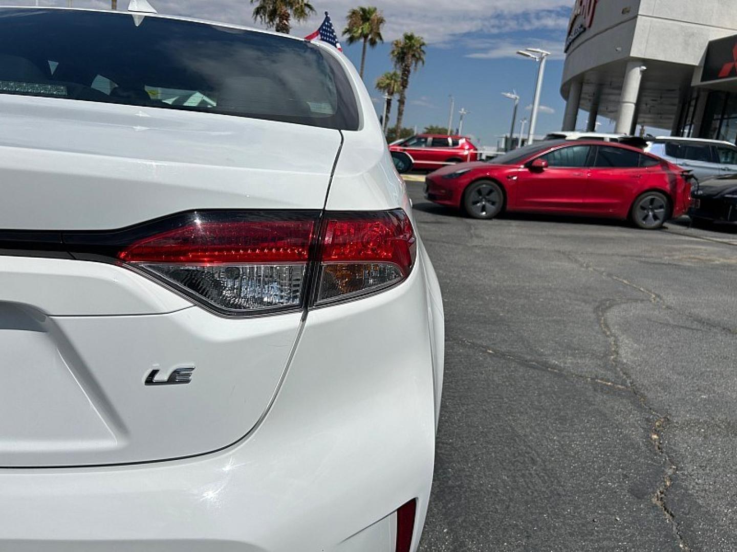 2023 White Toyota Corolla (5YFB4MDE6PP) with an 4-Cyl 2.0 Liter engine, Automatic CVT transmission, located at 412 Auto Vista Drive, Palmdale, 93551, (661) 945-0620, 34.592636, -118.136681- Photo#12