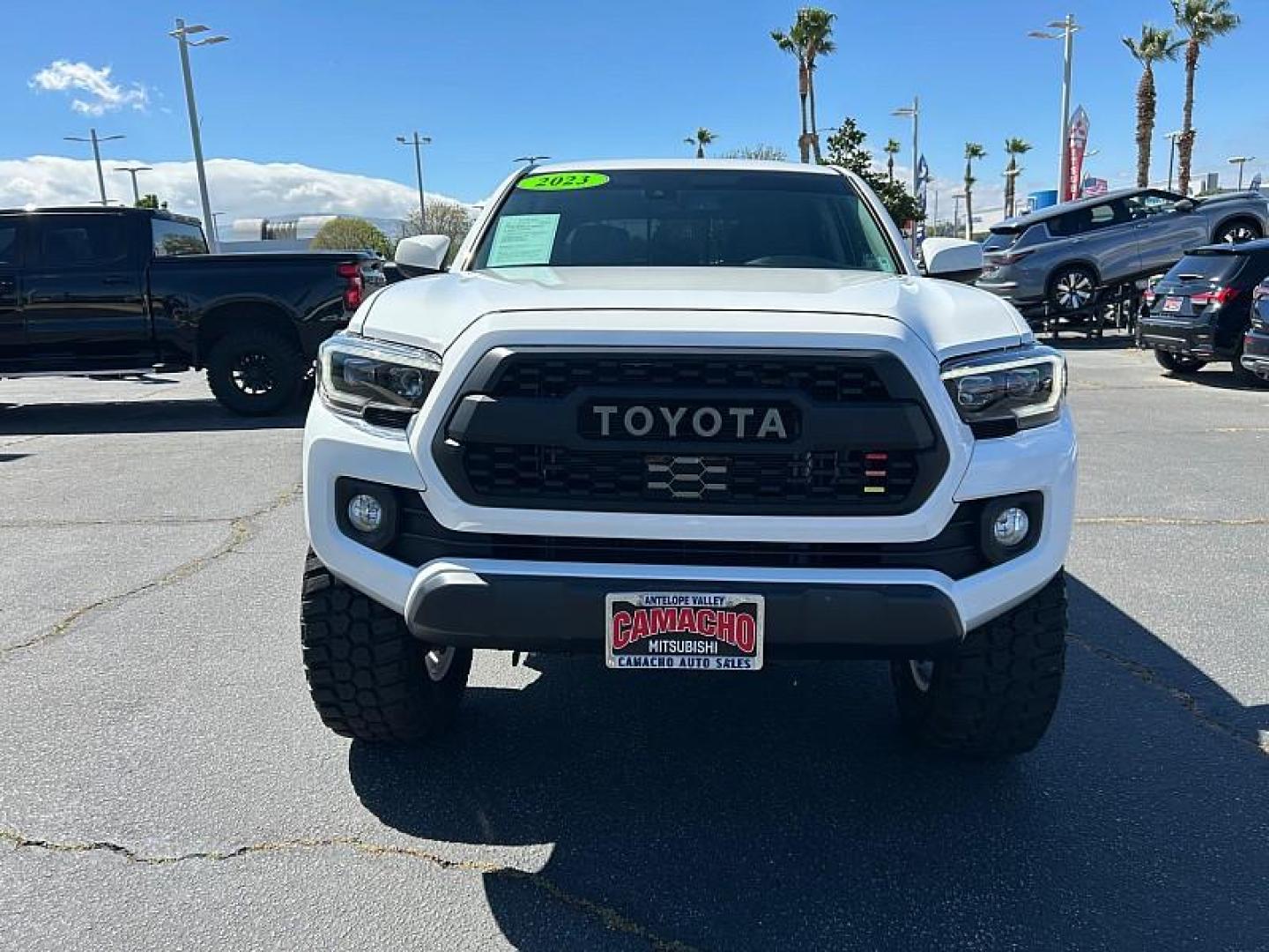 2023 WHITE Toyota Tacoma 2WD (3TMAZ5CN6PM) with an V6 3.5 Liter engine, Automatic 6-Spd transmission, located at 412 Auto Vista Drive, Palmdale, 93551, (661) 945-0620, 34.592636, -118.136681 - Photo#2