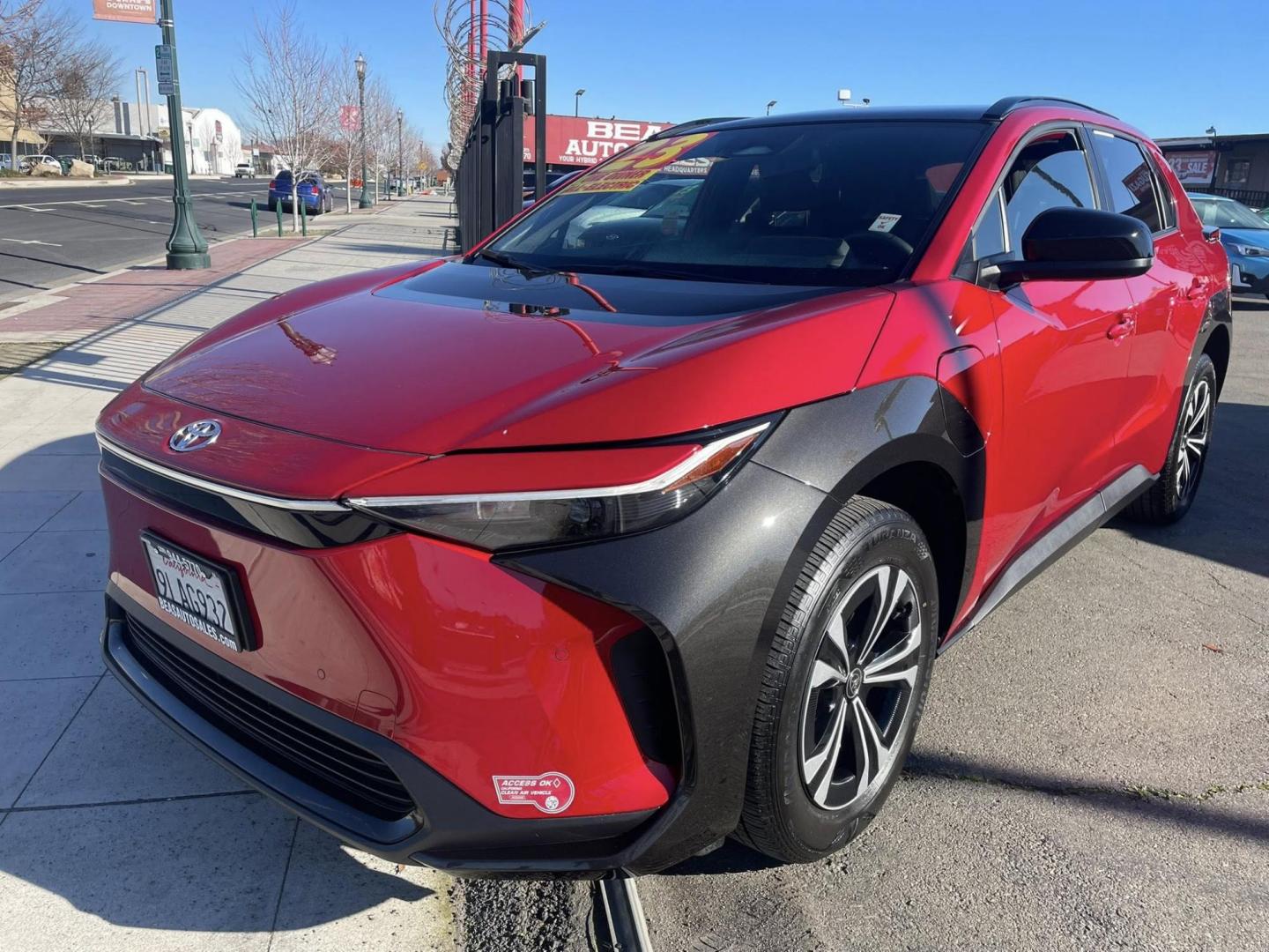 2023 Toyota bZ4X XLE AWD (JTMABACA4PA) with an ELECTRIC engine, 1A transmission, located at 744 E Miner Ave, Stockton, CA, 95202, (209) 944-5770, 37.956863, -121.282082 - PLUS TAXES AND FEES - Photo#3