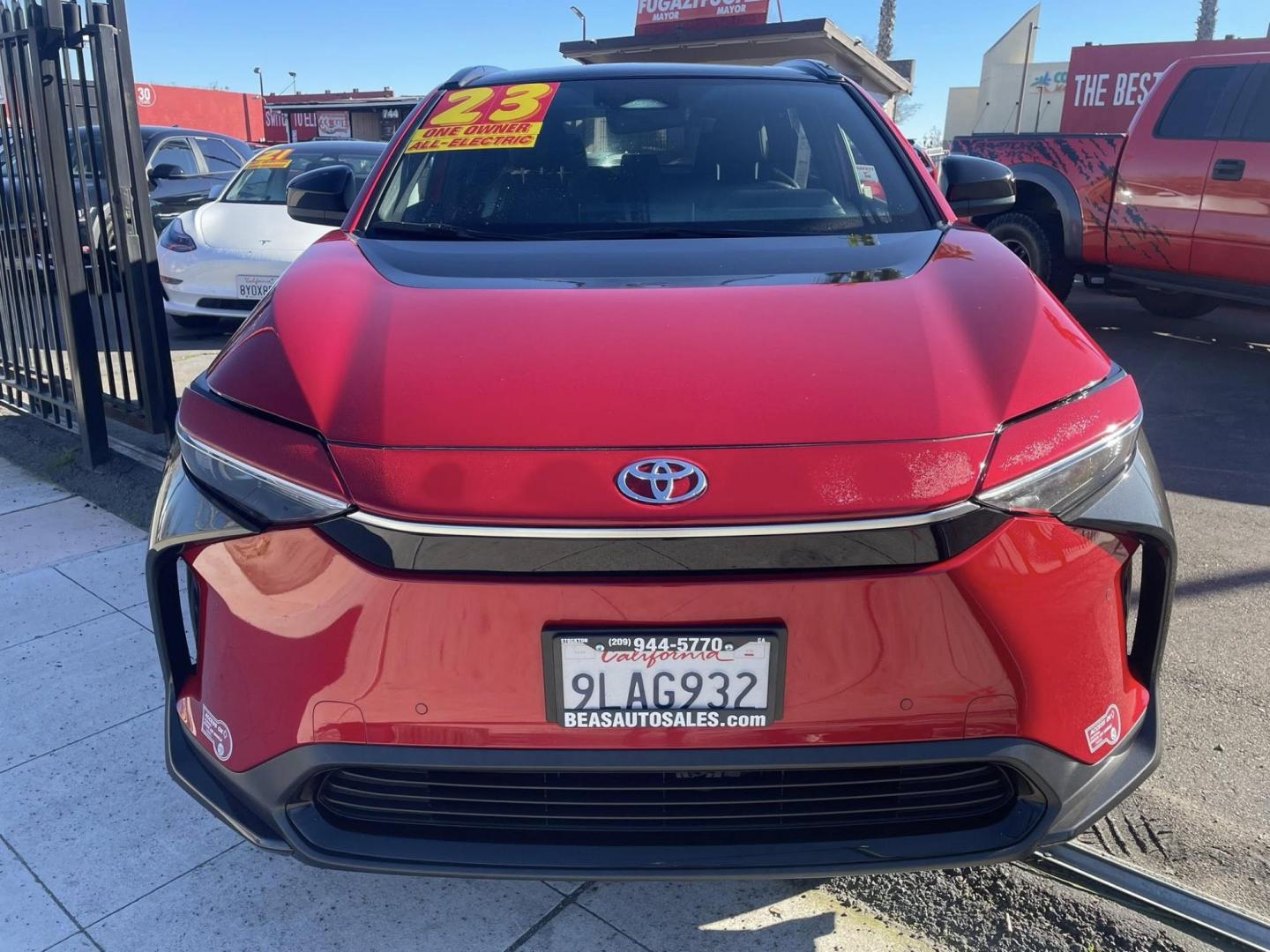 2023 Toyota bZ4X XLE AWD (JTMABACA4PA) with an ELECTRIC engine, 1A transmission, located at 744 E Miner Ave, Stockton, CA, 95202, (209) 944-5770, 37.956863, -121.282082 - PLUS TAXES AND FEES - Photo#2