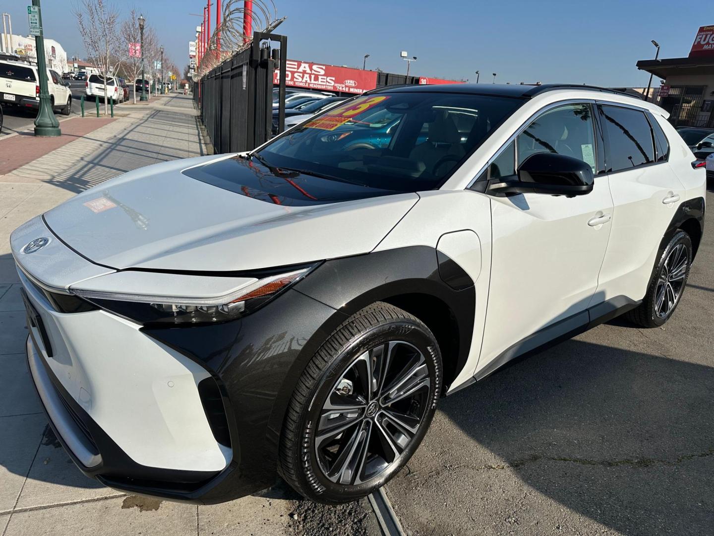 2023 Toyota bZ4X 10 Series (JTMAAAAA8PA) with an ELECTRIC engine, located at 744 E Miner Ave, Stockton, CA, 95202, (209) 944-5770, 37.956863, -121.282082 - PLUS TAXES AND FEES- Photo#4