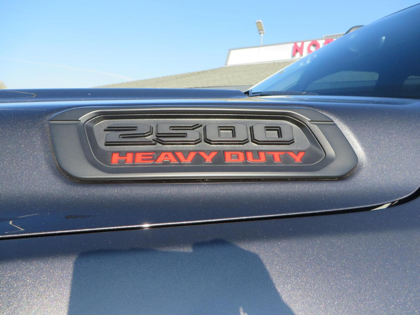 2024 CHARCOAL /BLACK RAM 2500 Big Horn Crew Cab SWB 4WD (3C6UR5DL7RG) with an 6.7L L6 OHV 24V TURBO DIESEL engine, 6A transmission, located at 2630 Grass Valley Highway, Auburn, CA, 95603, (530) 508-5100, 38.937893, -121.095482 - Leveled Ram sitting on 37" Toyo RT trail tires, 17" Method MR318 wheels, Fox 2.5 remote reservoir shock up front, Amp Power steps, and window tint. - Photo#13
