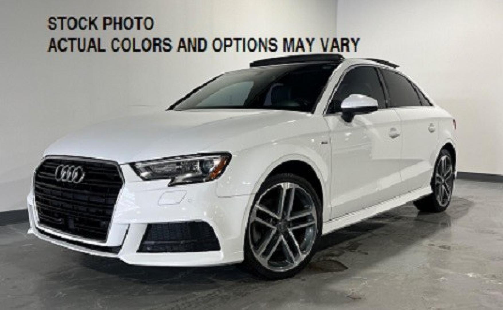 2024 WHITE Audi A3 (WAUAUDGY0RA) with an 4-Cyl Turbo 2.0L Hybrid engine, Automatic 7-Spd transmission, located at 412 Auto Vista Drive, Palmdale, 93551, (661) 945-0620, 34.592636, -118.136681 - Photo#0
