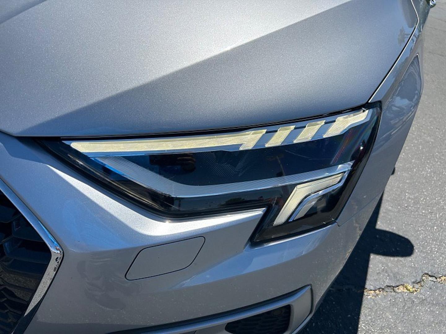2024 WHITE Audi A3 (WAUAUDGY0RA) with an 4-Cyl Turbo 2.0L Hybrid engine, Automatic 7-Spd transmission, located at 412 Auto Vista Drive, Palmdale, 93551, (661) 945-0620, 34.592636, -118.136681- Photo#9