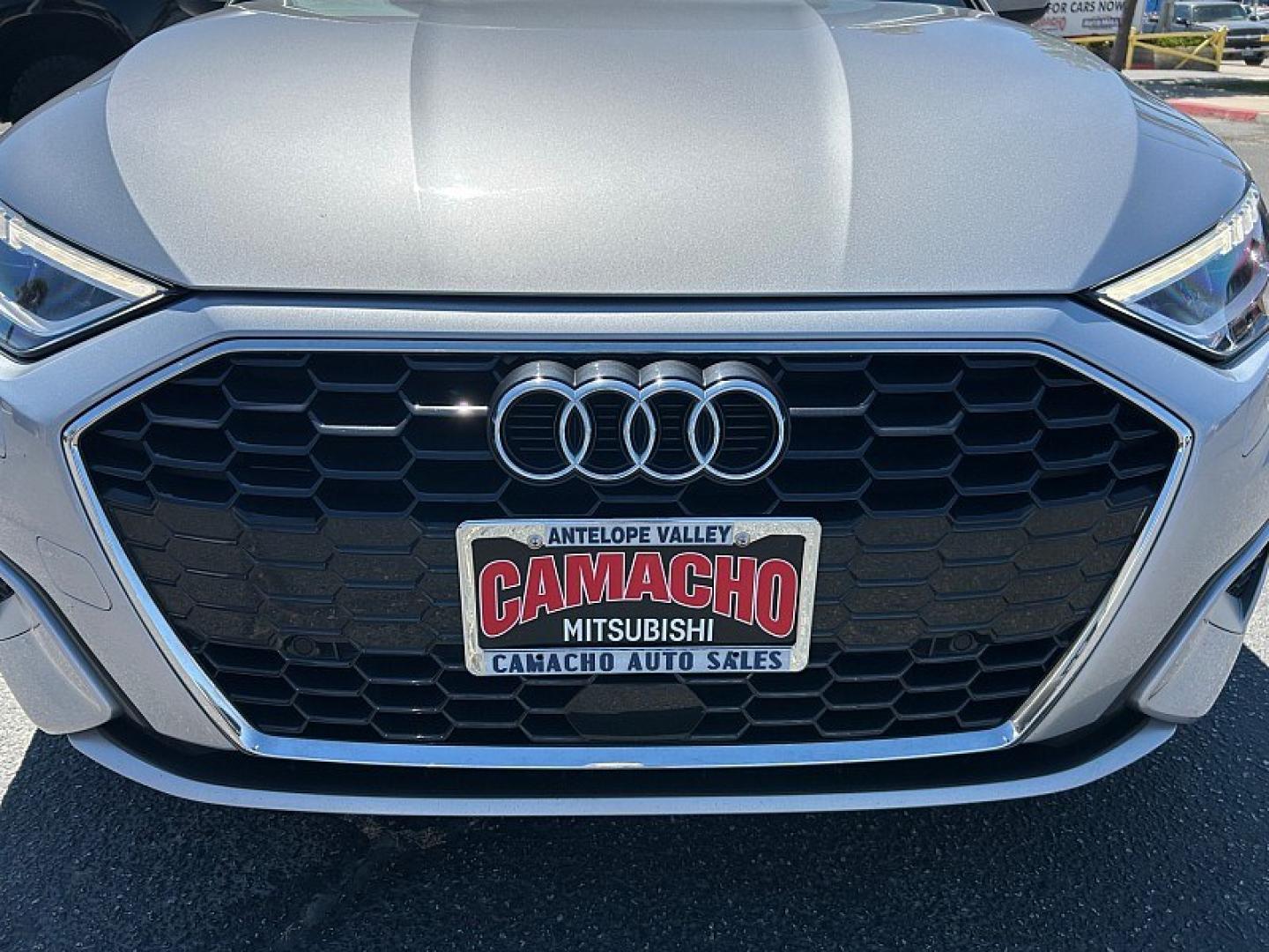 2024 WHITE Audi A3 (WAUAUDGY0RA) with an 4-Cyl Turbo 2.0L Hybrid engine, Automatic 7-Spd transmission, located at 412 Auto Vista Drive, Palmdale, 93551, (661) 945-0620, 34.592636, -118.136681- Photo#10