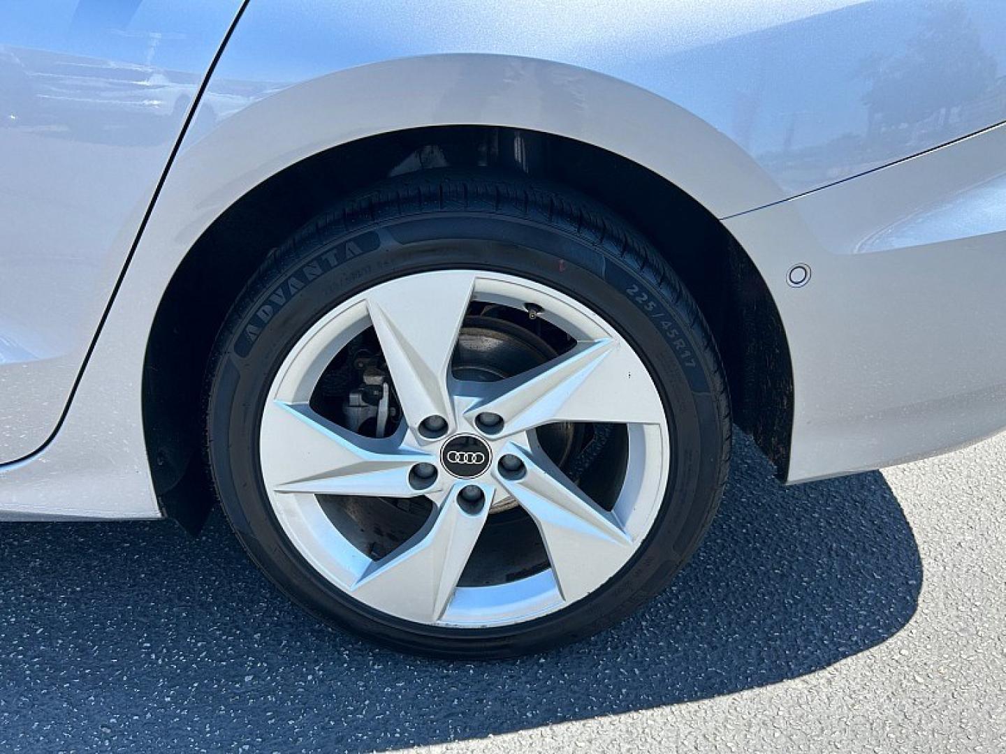 2024 WHITE Audi A3 (WAUAUDGY0RA) with an 4-Cyl Turbo 2.0L Hybrid engine, Automatic 7-Spd transmission, located at 412 Auto Vista Drive, Palmdale, 93551, (661) 945-0620, 34.592636, -118.136681- Photo#13