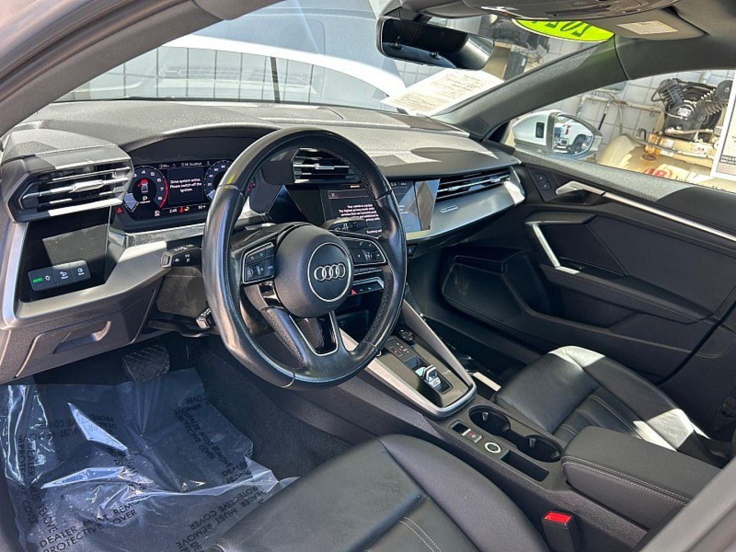 2024 WHITE Audi A3 (WAUAUDGY0RA) with an 4-Cyl Turbo 2.0L Hybrid engine, Automatic 7-Spd transmission, located at 412 Auto Vista Drive, Palmdale, 93551, (661) 945-0620, 34.592636, -118.136681- Photo#17