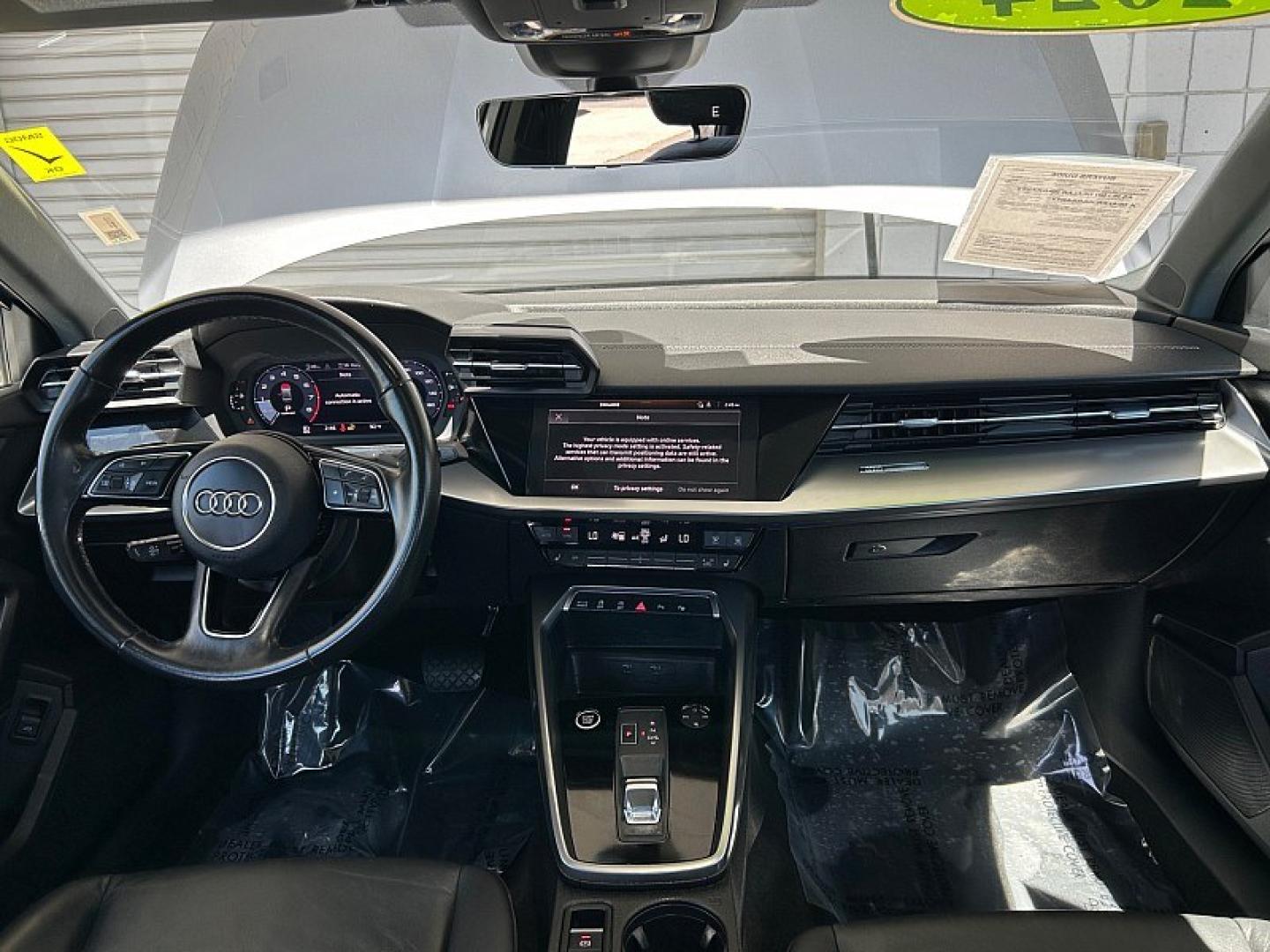 2024 WHITE Audi A3 (WAUAUDGY0RA) with an 4-Cyl Turbo 2.0L Hybrid engine, Automatic 7-Spd transmission, located at 412 Auto Vista Drive, Palmdale, 93551, (661) 945-0620, 34.592636, -118.136681- Photo#18