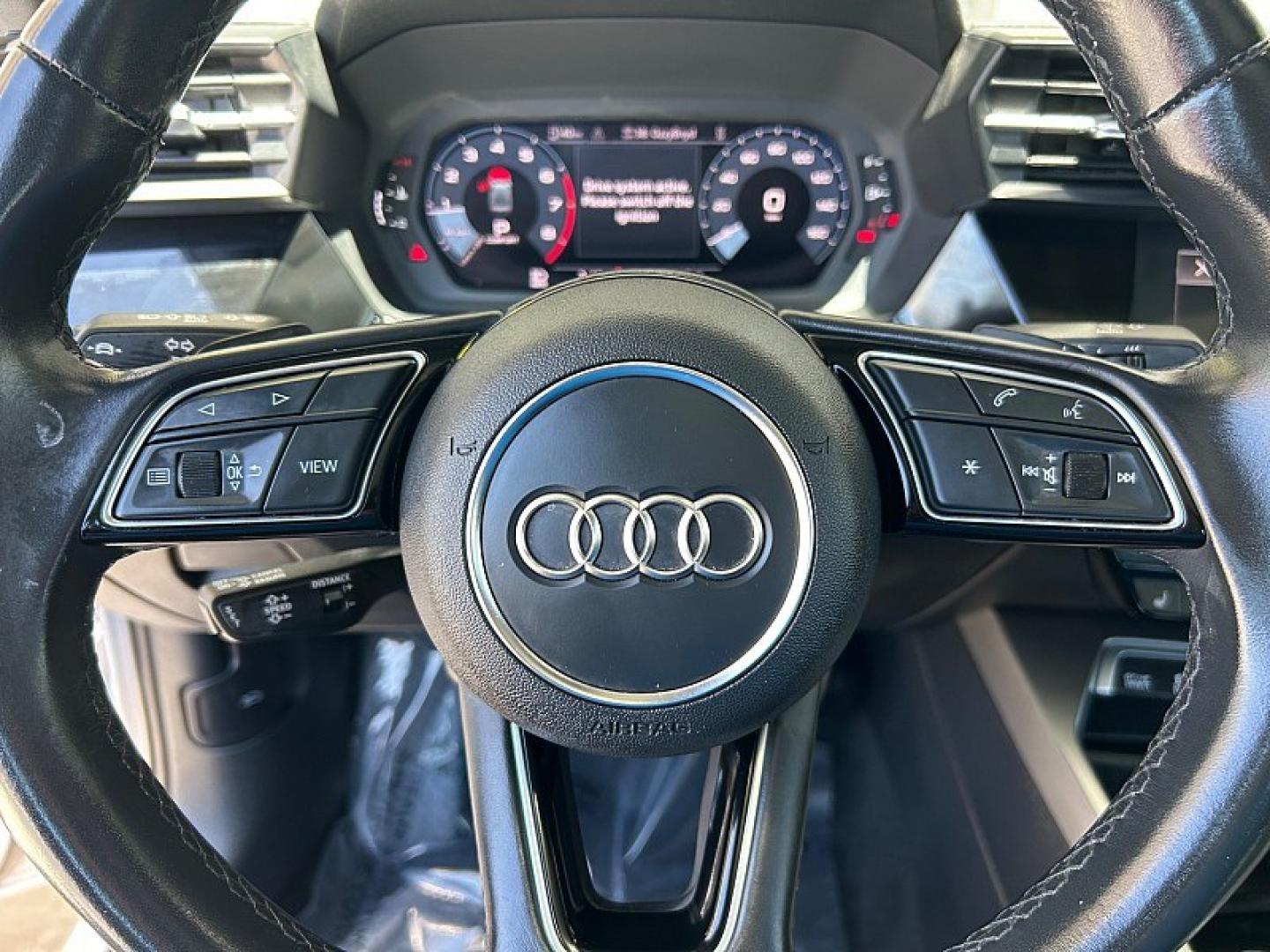 2024 WHITE Audi A3 (WAUAUDGY0RA) with an 4-Cyl Turbo 2.0L Hybrid engine, Automatic 7-Spd transmission, located at 412 Auto Vista Drive, Palmdale, 93551, (661) 945-0620, 34.592636, -118.136681- Photo#25