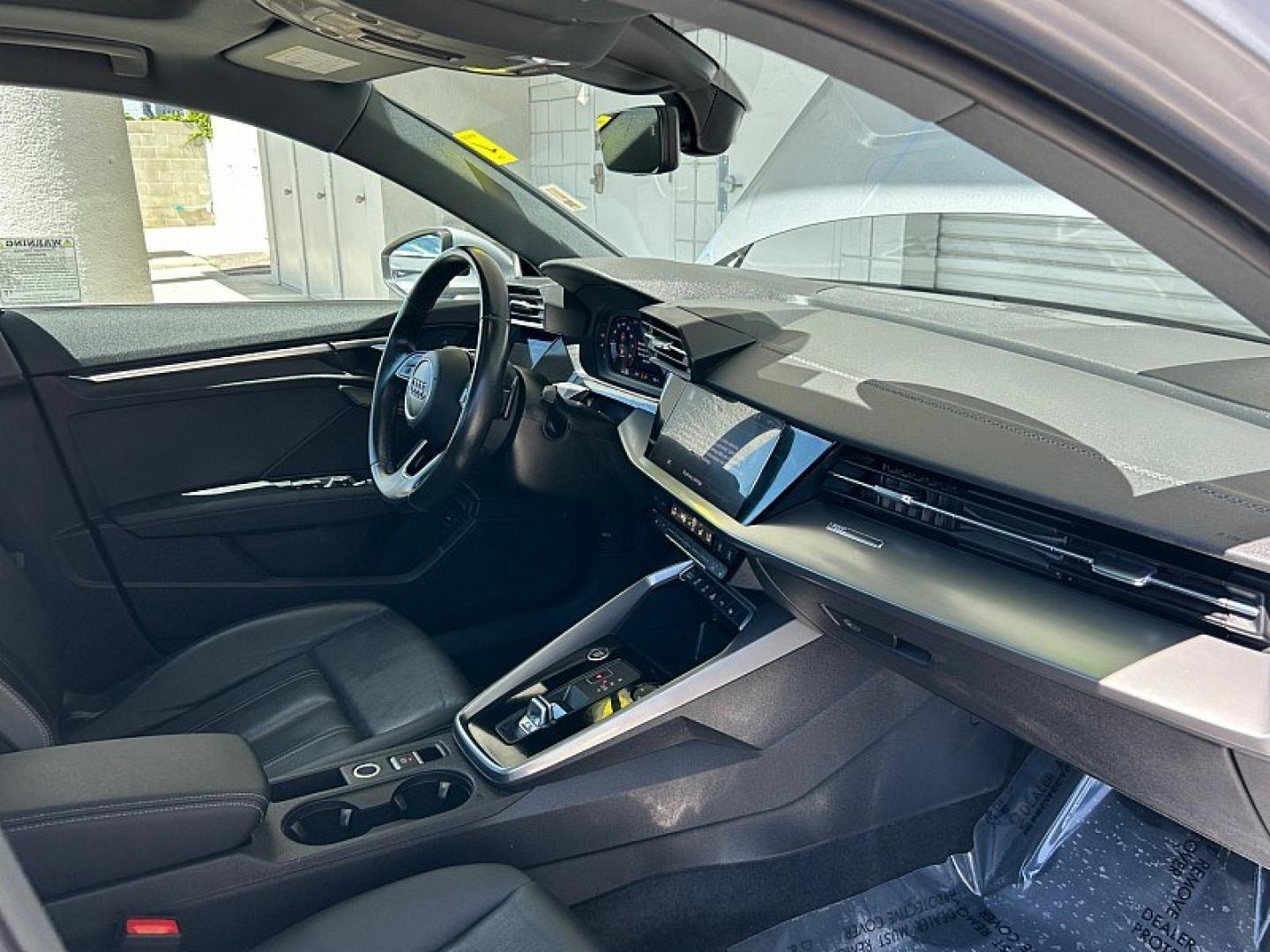 2024 WHITE Audi A3 (WAUAUDGY0RA) with an 4-Cyl Turbo 2.0L Hybrid engine, Automatic 7-Spd transmission, located at 412 Auto Vista Drive, Palmdale, 93551, (661) 945-0620, 34.592636, -118.136681- Photo#27
