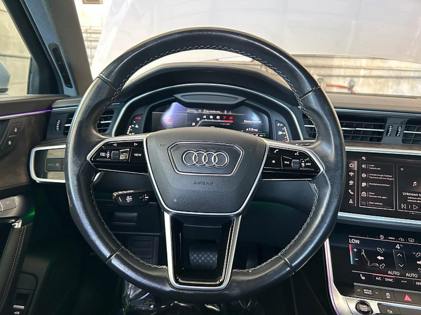 2024 WHITE Audi A6 Sedan (WAUE3BF2XRN) with an 4-Cyl Turbo 2.0L Hybrid engine, Automatic 7-Spd transmission, located at 412 Auto Vista Drive, Palmdale, 93551, (661) 945-0620, 34.592636, -118.136681- Photo#15
