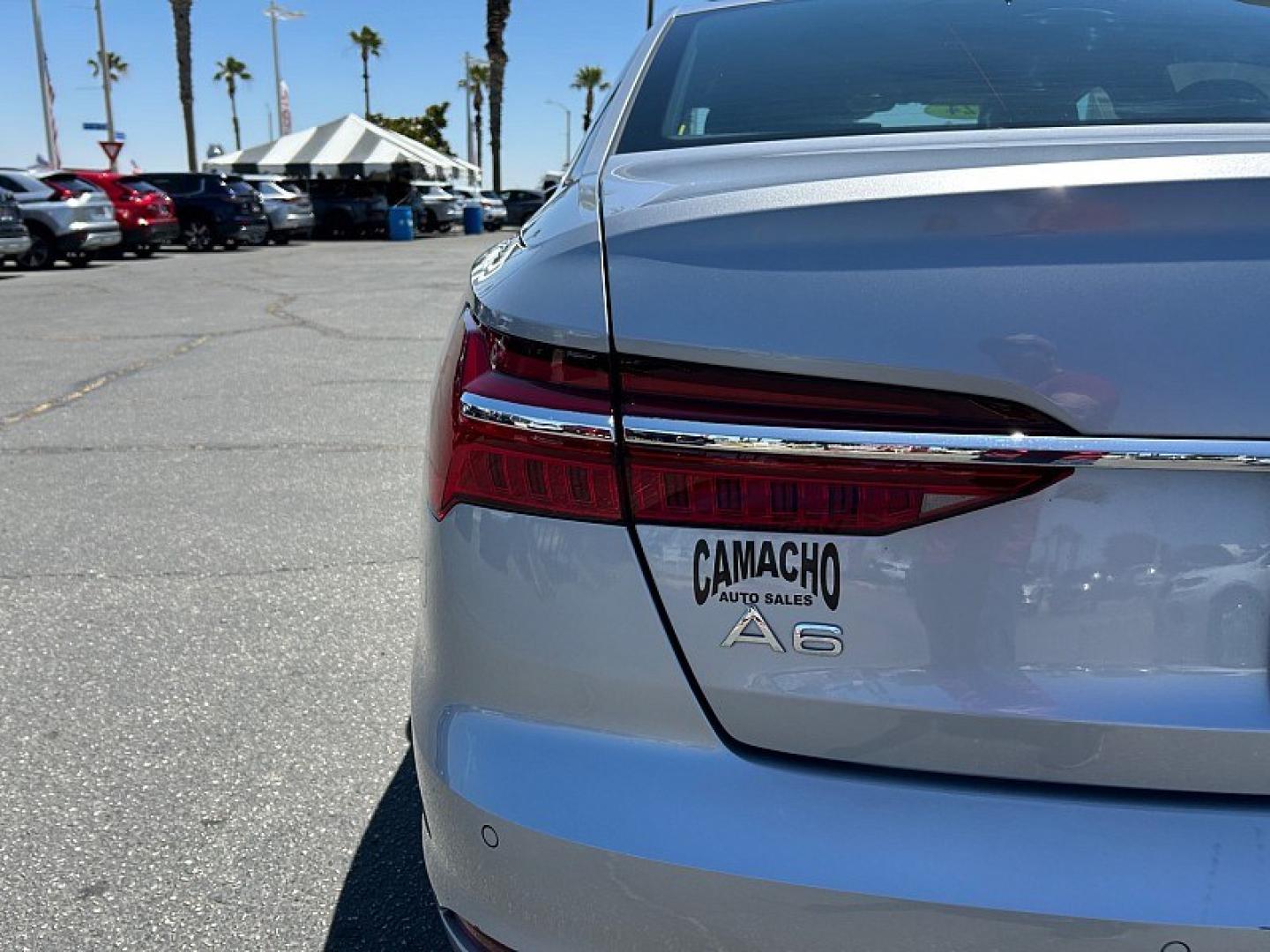 2024 WHITE Audi A6 Sedan (WAUE3BF2XRN) with an 4-Cyl Turbo 2.0L Hybrid engine, Automatic 7-Spd transmission, located at 412 Auto Vista Drive, Palmdale, 93551, (661) 945-0620, 34.592636, -118.136681- Photo#23
