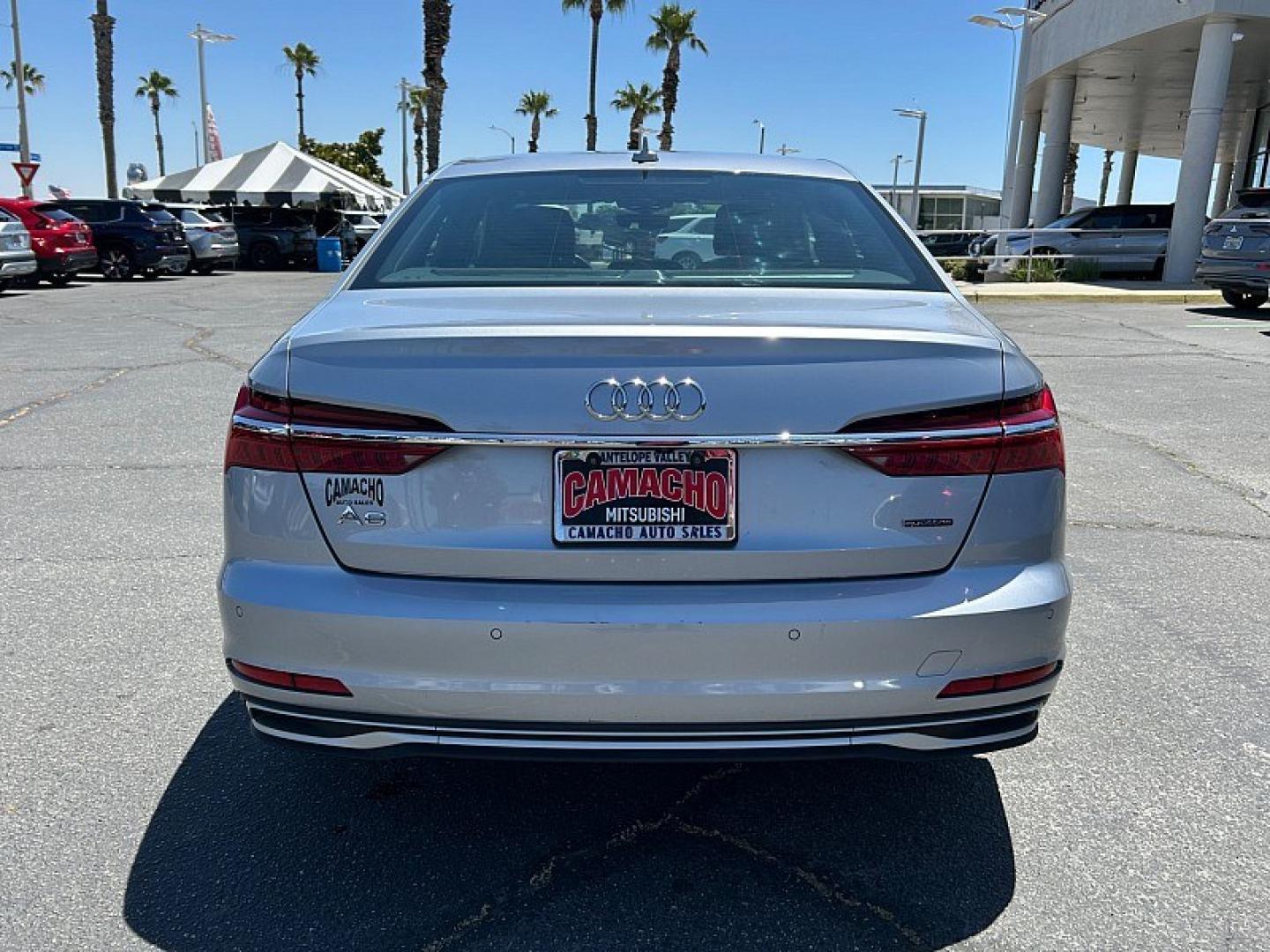 2024 WHITE Audi A6 Sedan (WAUE3BF2XRN) with an 4-Cyl Turbo 2.0L Hybrid engine, Automatic 7-Spd transmission, located at 412 Auto Vista Drive, Palmdale, 93551, (661) 945-0620, 34.592636, -118.136681- Photo#5