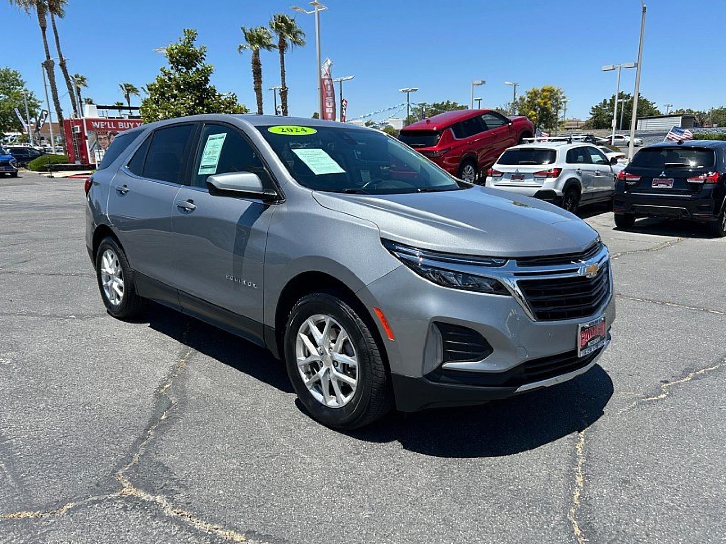 2024 GRAY Chevrolet Equinox (3GNAXUEG0RL) with an 4-Cyl Turbo 1.5 Liter engine, Automatic 6-Spd w/Overdrive transmission, located at 412 Auto Vista Drive, Palmdale, 93551, (661) 945-0620, 34.592636, -118.136681- Photo#0